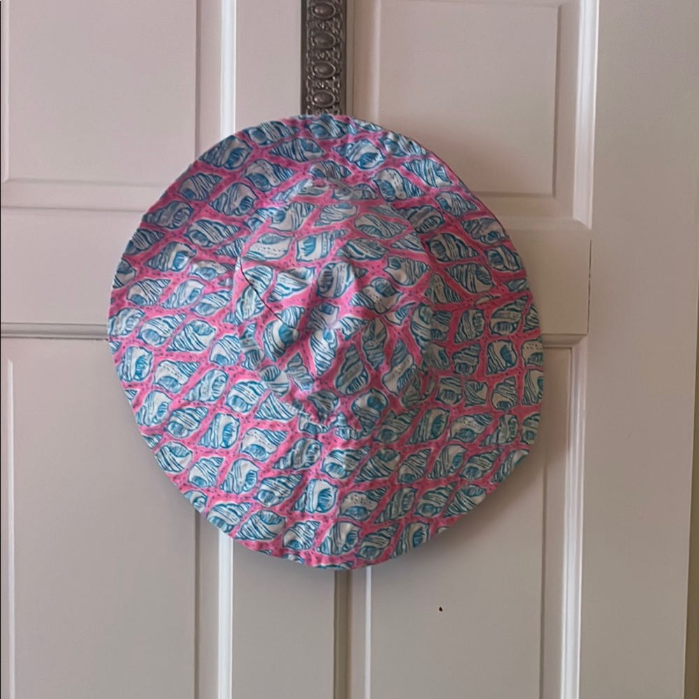 Lilly Pulitzer Pink and Blue Patterned Hat